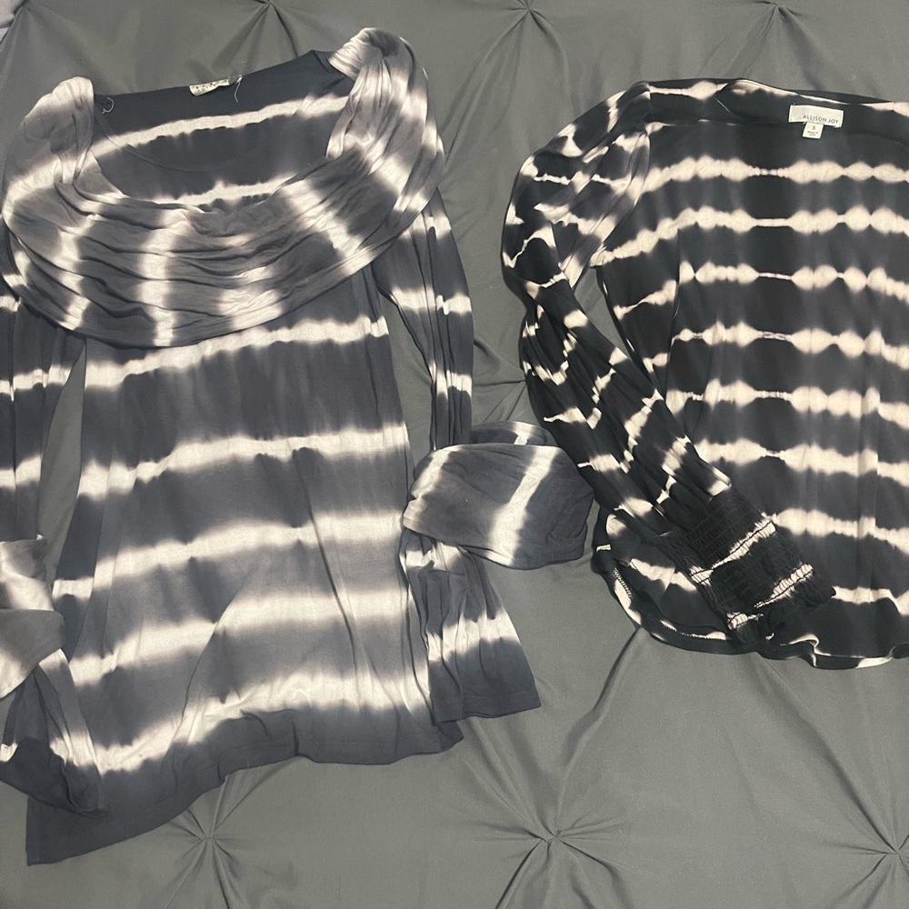 Women's Tie-Dye Long Sleeve Tops EUC